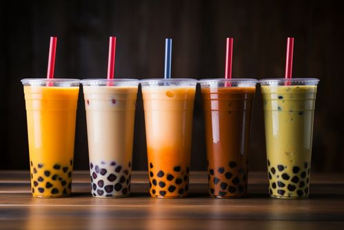 原味珍珠奶茶的视觉灵感 一杯光影交织的饮品之美